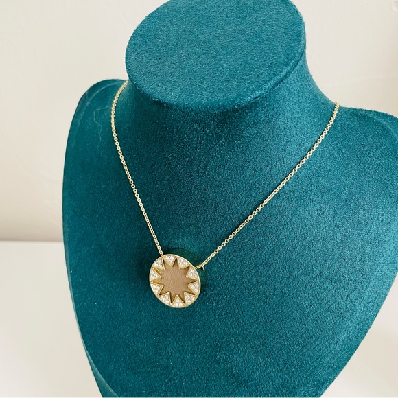 House of‎ Harlow 1960 mini sunburst rhinestones necklace - Picture 3 of 5